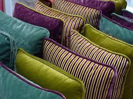Made To Measure Piped Velvet Cushions1 Jpg