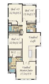 Parkway 3 House Plan Two Story Narrow