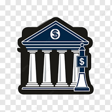 Classic Bank Building Icon For Finance
