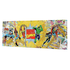 Marvel Comics Canvas Wall Art 36x12
