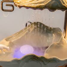 Water Fountain Led Tabletop Indoor Fake