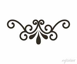 Wrought Iron Frame Isolated Icon Vector