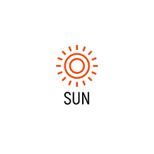 100 000 Sun Home Logo Vector Images
