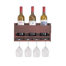 Wine Rack With 3 Wine Bottle Holders