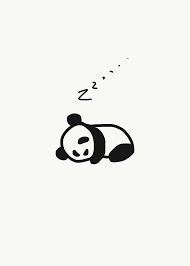 Zzz Baby Panda Sleeping Panda