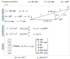 The Triangle Problem Solution Using A