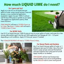 Liquid Lime For Lawn Garden Natures