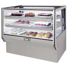Non Refrigerated Glass Bakery Display