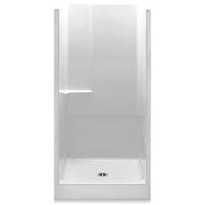 2 Piece Shower Stall With Center Drain