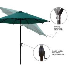 Outdoor Patio Umbrella Aluminum Pole