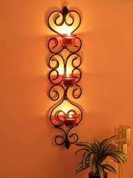 Iron Wall Sconce Tealight Candle Holder