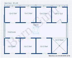 6 Stall Horse Barn Plans Horse Barn