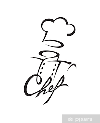 Wall Mural Chef Icon Pixers Us