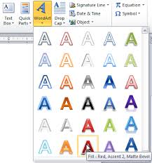 Word 2010 Text Boxes And Wordart