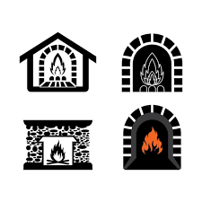 Fire Furnace Icon Logo Vector Design