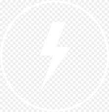 Lightning Icon White Internet Icon