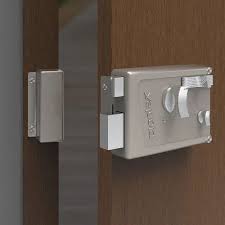 Night Latch Door Lock With Key Knob