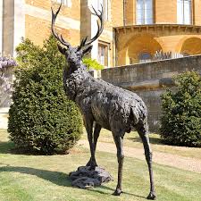 Life Size Stag Garden Ornament Modern