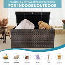 Cisvio 120 Gal Xl Outdoor Storage Box