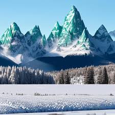 Premium Photo Stunning Snow Mountain
