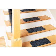 L And Stick Charcoal 8 In X 18 In Stair Tread Cover Set Of 13