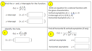 Solved 1 Find The X And Y Intercepts