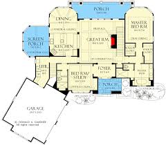 European Craftsman Plan With Angled