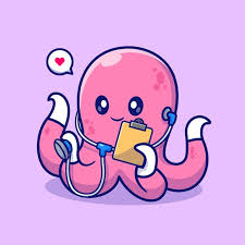 Premium Vector Cute Octopus Doctor
