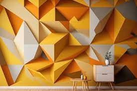 Geometric Wall Art Paint Design Ideas