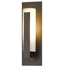 Vertical Bar Fluted Outdoor Wall Sconce