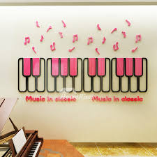 3d Wall Stickers For Kids Piano Key