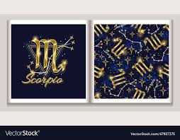 Gold Icon Of Zodiac Sign Vector Image