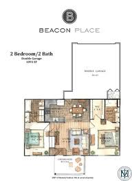 Beacon Place Floor Plan Flyer 2x2 C2