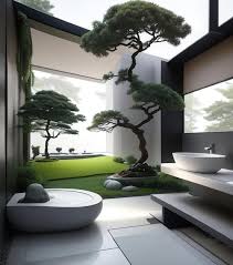 Futuristic Zen Garden A Tranquil Oasis