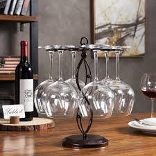Metal Countertop Wine Glass Holder