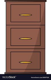 Drawers Icon Royalty Free Vector Image