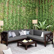 Outdoor 4pc Sectional Seating Group W