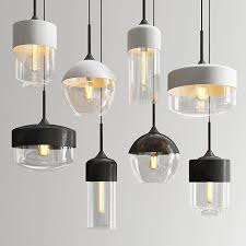 Amber Pendant Lights 3d Model Cgtrader