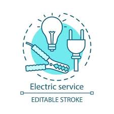Electric Service Concept Icon Home