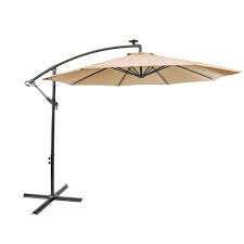 Solar Patio Umbrella In Taupe 841044