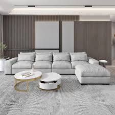 Rectangular Moveable Sectional Sofa