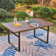 Metal Patio Outdoor Dining Table