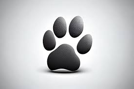 Cat Paw Print Flat Icon For Animal Apps