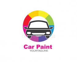 Car Paint Logo Icon Ilration Vector