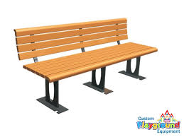 6ft Slat Wood Plastic Composite Bench