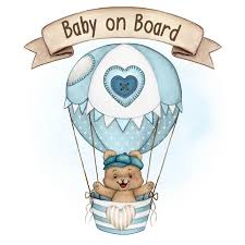 Baby Bear On A Hot Air Balloon Baby Shower