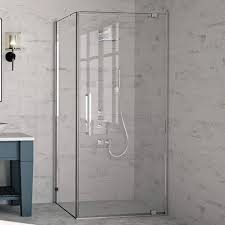 800mm Clear Glass Pivot Shower Door