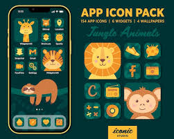 Buy Jungle Animals App Icon Pack