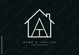A Line Art Logo Icon Of Home Or House