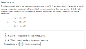 Solved Question 4 Of 10 The Given